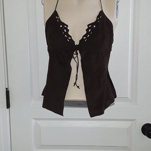 Vintage bebe halter top